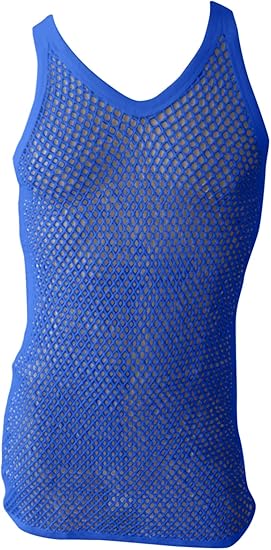 Tank Tops Men & Black, White, Rasta String Vests Cotton.