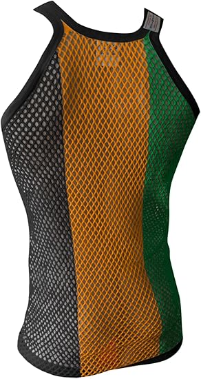 Tank Tops Men & Black, White, Rasta String Vests Cotton.