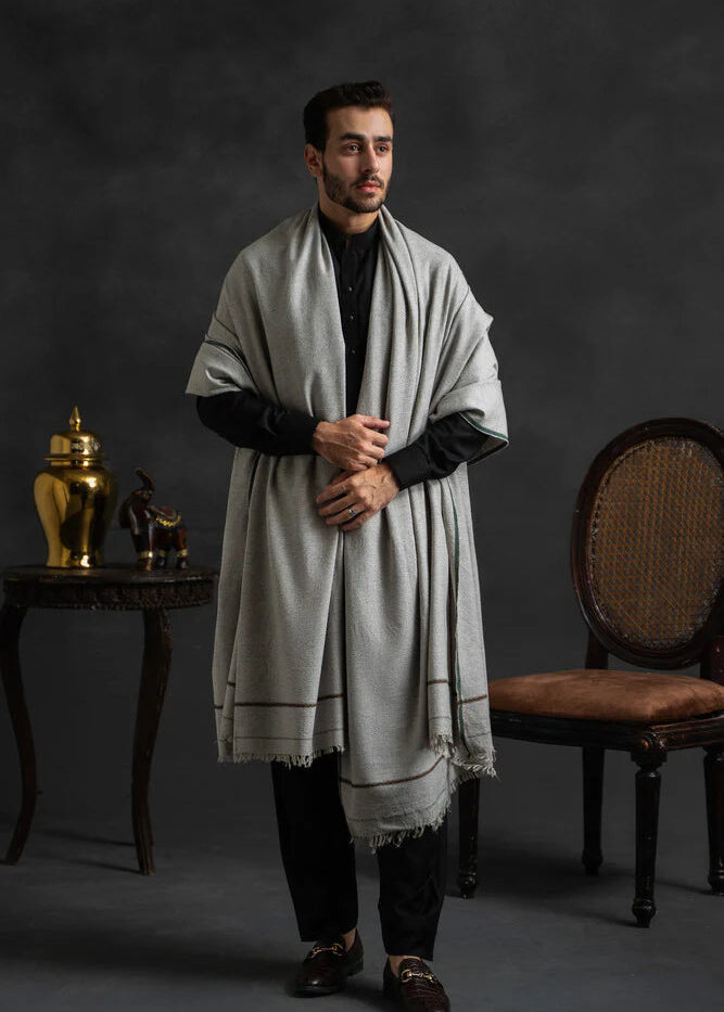 Kashmiri Shawl New grey