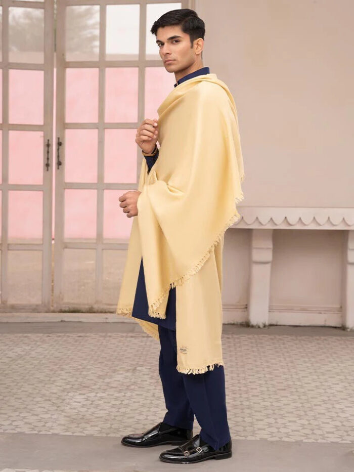 Cream color simple Shawl